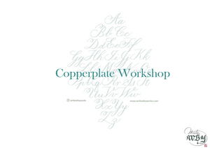 Copperplate lettering artwork